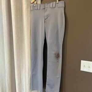 Men's Under Armour Gray Baseball Pants, Size Small